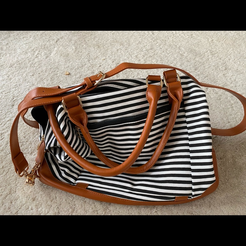 Ladies Canvas Weekender Tote Bag - NWOT